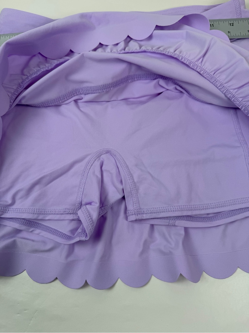 Lilly Pulitzer UPF 50+ Luxletic Miesha Scallop Skort XS Lilac Purple - Picture 7 of 9